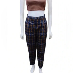 Al Jean Canada INC Vintage 100% Wool Plaid Pants Size  16